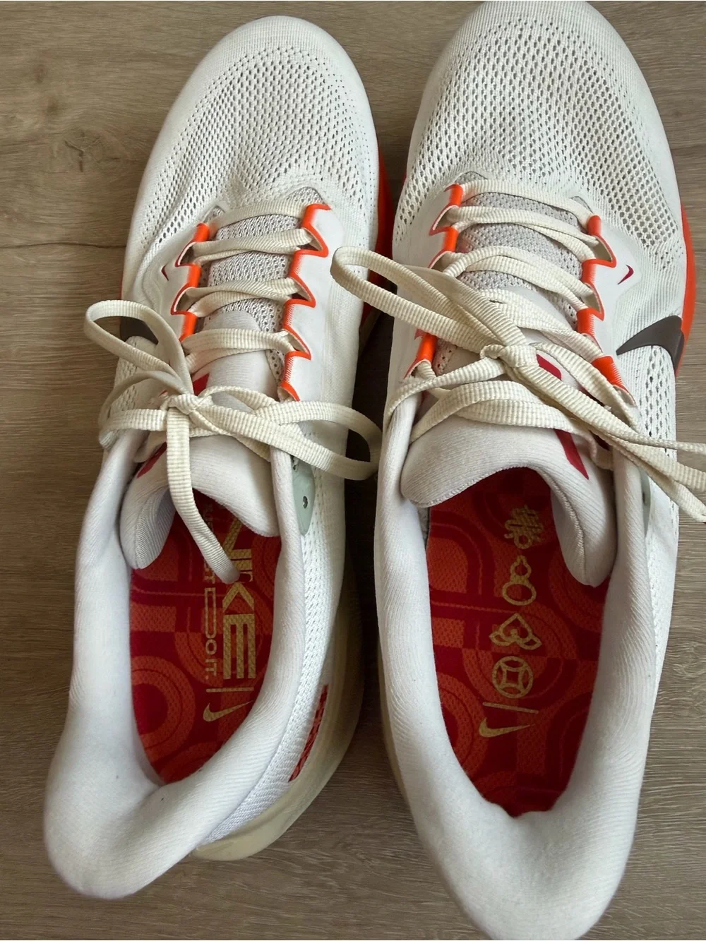 Nike Air Zoom Pegasus 41 Men SZ 13 Khaki Orange Color way